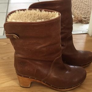 Leather Ugg boots